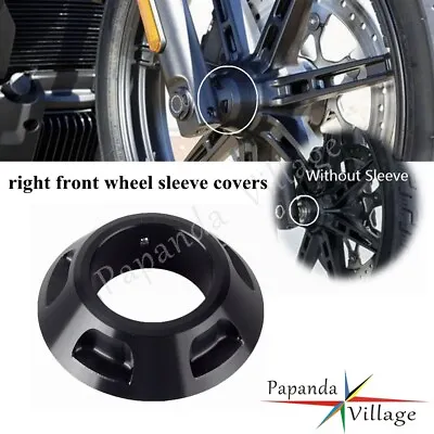 $23.70 • Buy Motorcycle Black Right Front Wheel Sleeves Cover For Nightster 975 RH975 2022-23