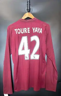 MANCHESTER CITY YAYA TOURE 2012-2013 ORIGINAL JERSEY Size L • $154