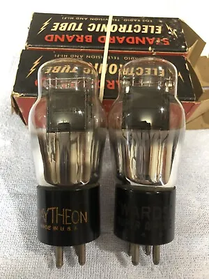 2 Vintage 182 B Vacuum Tube TV7 TEST GOOD • $120