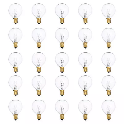 £9.96 • Buy 25x G40 Replacement Globe Bulbs For Garden Outdoor Lights Festoon String