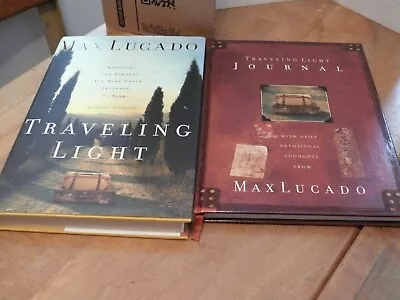 Traveling Light By Max Lucado - HB Book And HB Journal (A 30 Day Journal To Prov • $12.99