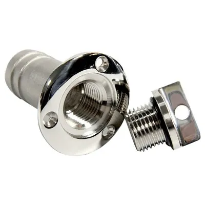 Boat 316 Stainless Steel Hardware 1  Gas Fuel Deck Fill/Filler With Keyless Gap • $16.82