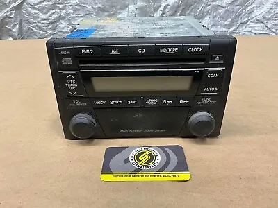 01-03 Mazda Miata OEM NB2 Non Bose Double Din Radio Unit CD Player Rare 4L62 #1 • $279.95