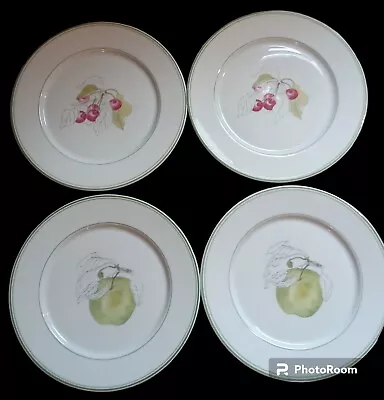 Block Spal China Mary Lou Goertzen Watercolors 4pc 8  Salad Plates Fine China  • $19.80