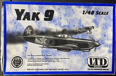 LTD Yak 9 9802 1/48 NIB Model Kit ‘Sullys Hobbies’  • $14.88