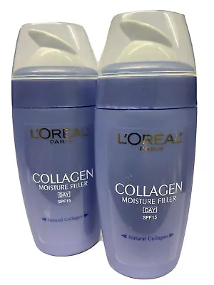 $35.98 • Buy 2 Loreal Collagen Moisture Filler Spf 15 Day 4oz 