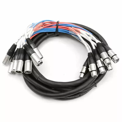 NEW 8 CHANNEL XLR SNAKE CABLE - 15 Feet Pro Audio Patch • $71.99