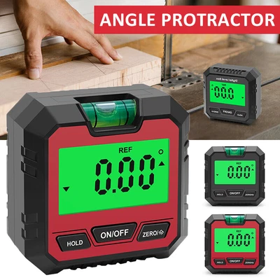 £10.46 • Buy Magnetic Digital Inclinometer 360° Level Box Gauge Angle Meter Finder Protractor