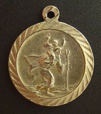 Vintage Saint Christopher Medal Religious Holy Catholic • $9.59