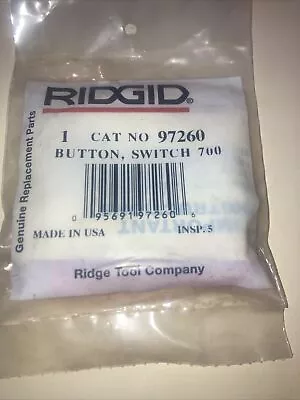 Ridgid 97260 Switch Button • $12.70