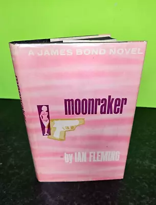 MOONRAKER By Ian Fleming - Vintage 1955 Hardback DJ Book Club Edition Mylar • $30.95