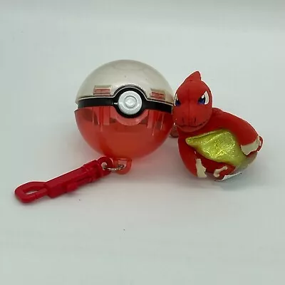 Vintage Pokemon Charmander With Pokeball 1998 Applause Plush Soft Toy • $70