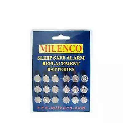 Milenco Caravan Alarm Sleep Safe Batteries Pack Of 18 To Fit 6 Alarms Motorhome • £12.25