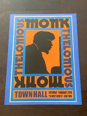 Thelonious Monk Concert Jazz Poster 18X24 New  • $6