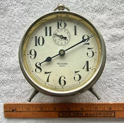 Antique Vintage Westclox Big Ben Alarm Clock Clock And Alarm Work • $39.95