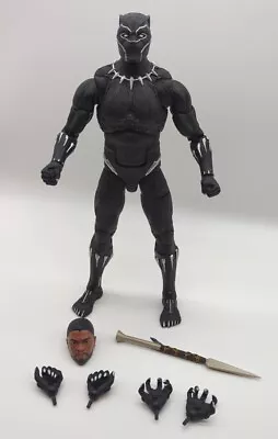 Marvel Legends Icons Series Black Panther 12  Action Figure Hasbro 2017 - Loose • $17.99