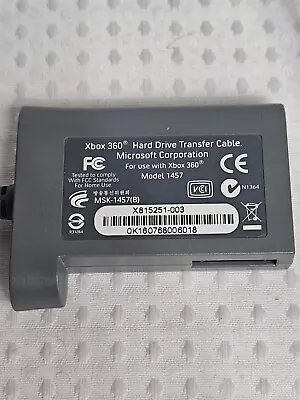 Xbox 360 Hard Drive Transfer Cable Genuine Official OEM Microsoft X815251-003 • $15.47