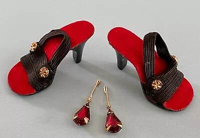 Vintage Madame Alexander Doll Shoes With Jewelry Cissy Miss Revlon Toni Dollikin • $40.49