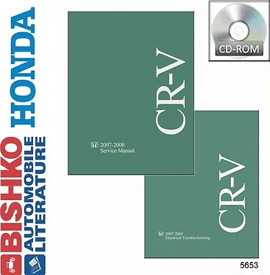 2007 2008 Honda CR-V CRV Shop Service Repair Manual CD • $41.49