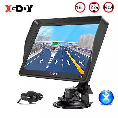 XGODY 9'' Bluetooth GPS Navigation+Wire Reverse Camera For Car 2D 3D AU Map POIs • $130.99