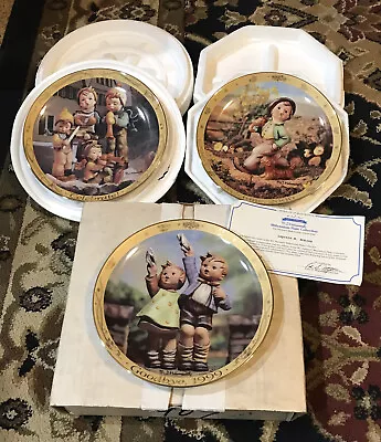 MJ Hummel Millennium Collector Plate Series Three Plates ORIGINAL PACKAGING • $15