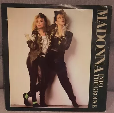 Madonna INTO THE GROOVE Sire UK 12  Maxi 1985 Pop Dance Electronic • £0.99