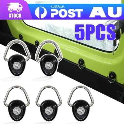 $8.99 • Buy 5-PACK Metal Tie-Down Anchors D-Ring Buckle Cargo Net For Suzuki Jimny 2019-2023