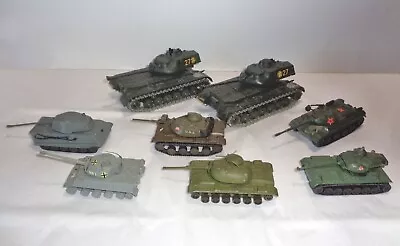 Model Tank Lot 8 Diecast Solido TOMY Zylmex Tiger M60 3106 Type 61 T404 M47 Char • $50