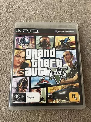 Grand Theft Auto V Playstation 3 Videogame Complete With Manual • $10
