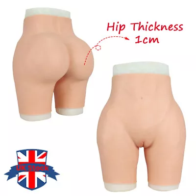 Silicone Panty Fake Vagina Underwear Pant Plump Hips Transgender Crossdresser • £91.92