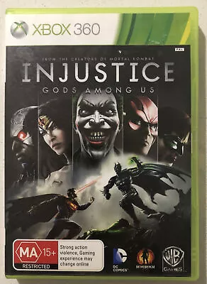 Injustice Gods Among Us - Microsoft Xbox 360 PAL Game - No Manual • $12.95