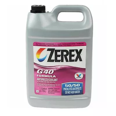 Valvoline Zerex Coolant Antifreeze 861399 Pink G40 Prediluted 1 Gallon • $22.95