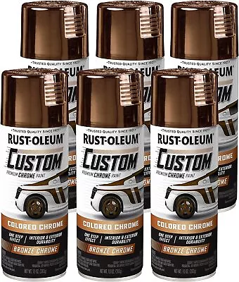 Rust-Oleum Automotive Custom Chrome Spray Paint Choose Color (SilverBronze) • $22.56