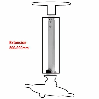 $38.05 • Buy OMB 15kg Extension Arms Movie Projector Ceiling Mount Bracket 500-900mm