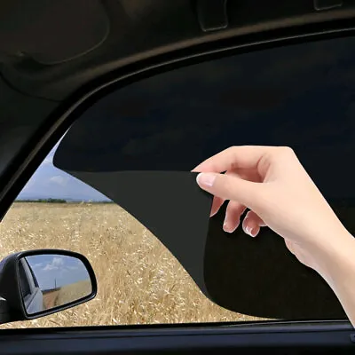 2x Car Accessories Electrostatic Black Sun Shade Film Sticker UV Block Protector • $14.87