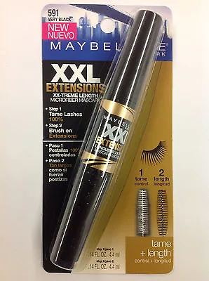 Maybelline Xxl Extensions Mascara Very Black 591 • $12.99