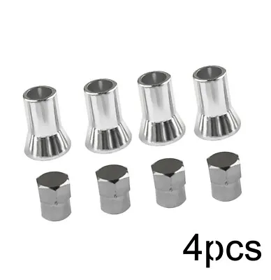 4PCS TR413 Chrome Car Truck Tire Wheel Tyre Valve Stem Hex Caps Sleeve Cover • $6.50