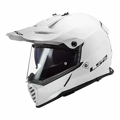 Ls2 Mx436 Pioneer Evo Adventure Motorcycle Helmet Ls2mx436 White Size 2x-large • $199.99