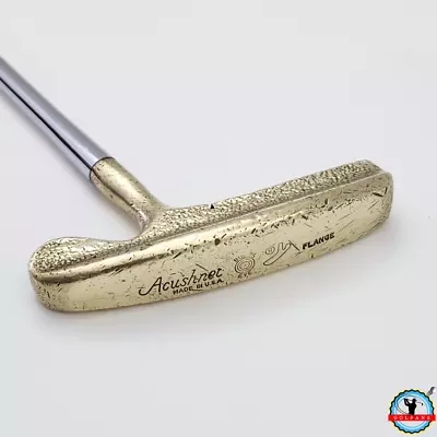 Vintage Acushnet Bullseye Flange 34.75in Putter RH Steel Shaft Good Lamkin Grip • $67.92