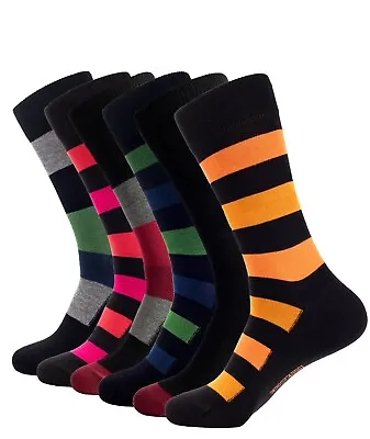 $29.99 • Buy 6 Pair Men's Bamboo Thin Crew Socks Black Grey Multipacks Super Soft Breathable 
