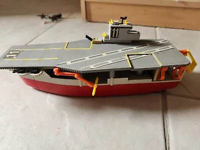 Vintage Micro Machines Aircraft Carrier Playset (Galoob 1988) AUTHENTIC ORIG! • $24.98