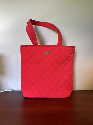 NWT New! VERA BRADLEY Tote In Canyon Sunset Microfiber 15” X 11.5” • $22