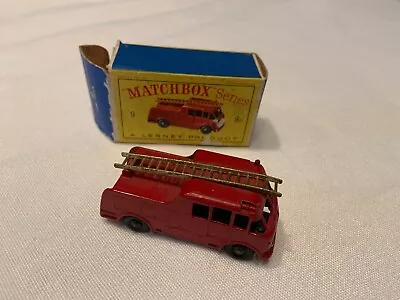 Matchbox Lesney England Merryweather Fire Engine Truck In Box Vintage 1960s • $9.99