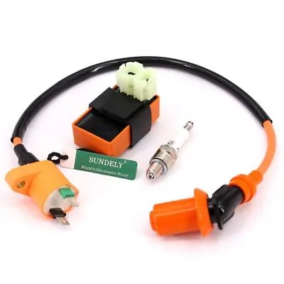 Racing Performance Ignition Coil & CDI Box For GY6 50cc 125cc 150cc Scooter ATV • £10.88