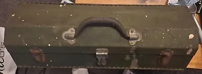 VTG OLDSCHOOL EXCELSIOR SK S-K Tools 19  Metal Hasped Toolbox Sherman-Klove Co • $55.24