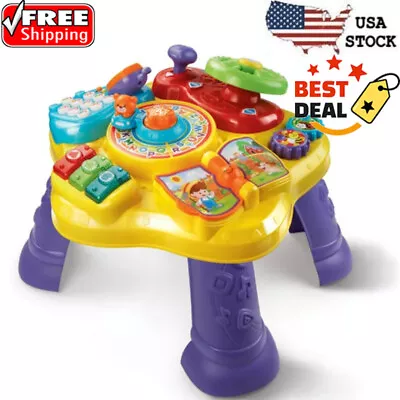 Baby Toys Musical Learning Table English/Spanish Learning Toy Activity Center • $39.98
