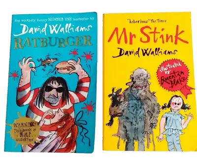 David Walliams   2 X Book Bundle Mr Stink And Ratburger • £4.99