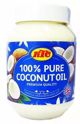 KTC 100% Pure Coconut Multipurpose Oil 500ml Jar - Used For Hair Cooking Mo... • £5.49