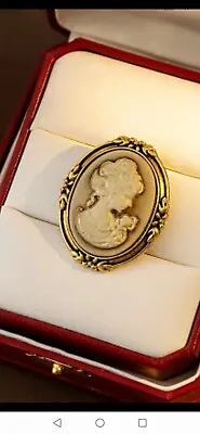  Cameo Brooch Vintage Victorian Style Lady Pin Badge Retro Dress Gift  • £4.95