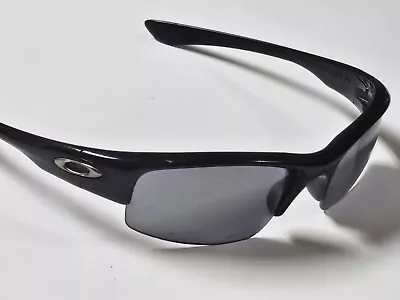 Oakley Bottlecap Black Vintage Thin Early Sport Wrap Sunglasses Made In USA • $20.50